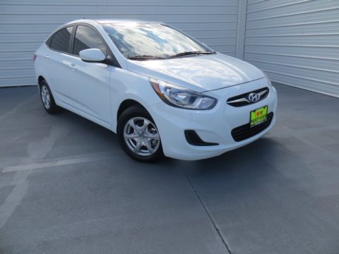 Century White Hyundai Accent GLS 4 Door.  Click to enlarge.