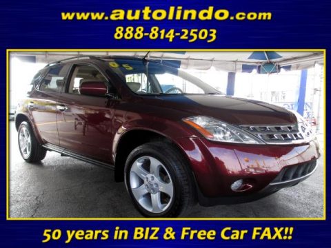 Merlot Metallic Nissan Murano SL.  Click to enlarge.