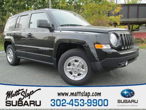 Black Jeep Patriot Sport.  Click to enlarge.