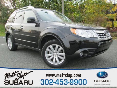 Obsidian Black Pearl Subaru Forester 2.5 X Touring.  Click to enlarge.