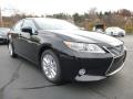 Front 3/4 View of 2014 Lexus ES 300h Hybrid #6