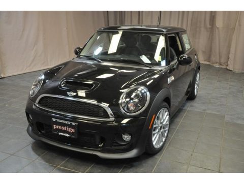 Midnight Black Metallic Mini Cooper S Hardtop.  Click to enlarge.