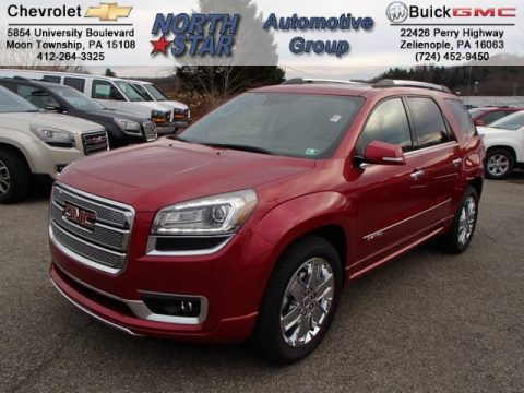Crystal Red Tintcoat GMC Acadia Denali AWD. Click to enlarge. Crystal Red Tintcoat GMC Acadia Denali AWD. Click to enlarge.