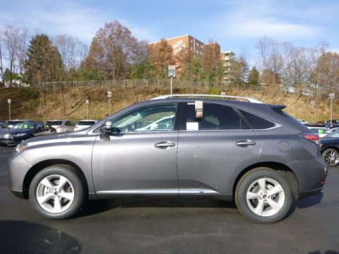 Nebula Gray Pearl Lexus RX 350 AWD.  Click to enlarge.