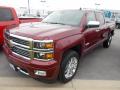 Front 3/4 View of 2014 Chevrolet Silverado 1500 High Country Crew Cab 4x4 #5