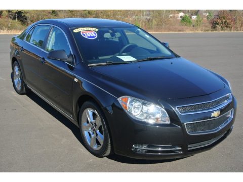 Black Granite Metallic Chevrolet Malibu LT Sedan.  Click to enlarge.