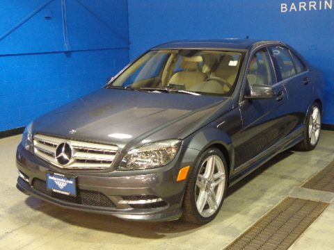 Steel Grey Metallic Mercedes-Benz C 300 Sport 4Matic.  Click to enlarge.