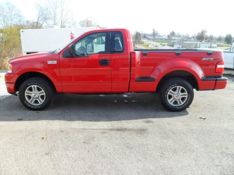 Bright Red Ford F150 STX Regular Cab. Click to enlarge. Bright Red Ford F150 STX Regular Cab. Click to enlarge.