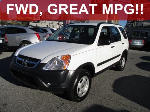 Taffeta White Honda CR-V LX.  Click to enlarge.