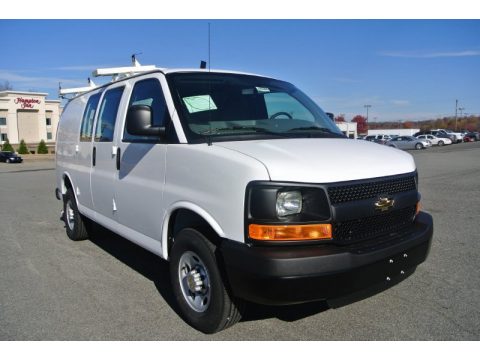 Summit White Chevrolet Express 2500 Cargo WT.  Click to enlarge.