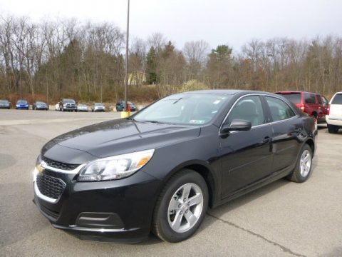 Black Granite Metallic Chevrolet Malibu LS.  Click to enlarge.