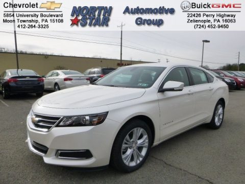 White Diamond Tricoat Chevrolet Impala LT.  Click to enlarge.