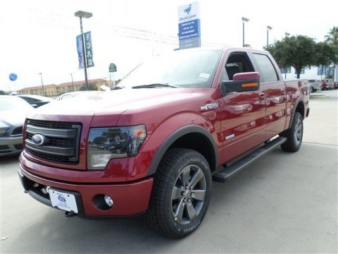 Ruby Red Metallic Ford F150 FX4 SuperCrew 4x4.  Click to enlarge.