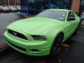 Front 3/4 View of 2014 Ford Mustang V6 Coupe #4