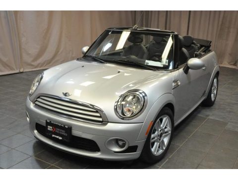 White Silver Metallic Mini Cooper Convertible. Click to enlarge. White Silver Metallic Mini Cooper Convertible. Click to enlarge.