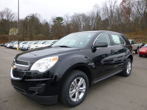 Black Chevrolet Equinox LS.  Click to enlarge.