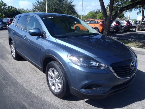 Blue Reflex Mica Mazda CX-9 Touring.  Click to enlarge.