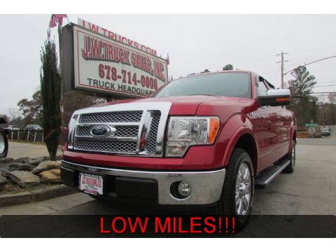 Royal Red Metallic Ford F150 Lariat SuperCrew.  Click to enlarge.