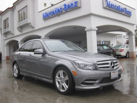Palladium Silver Metallic Mercedes-Benz C 300 Sport.  Click to enlarge.