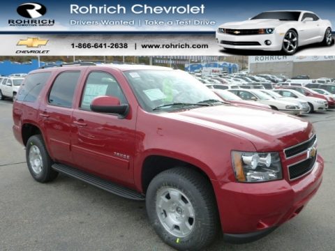 Crystal Red Tintcoat Chevrolet Tahoe LT 4x4.  Click to enlarge.