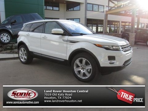 Fuji White Land Rover Range Rover Evoque Pure.  Click to enlarge.