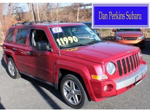 Inferno Red Crystal Pearl Jeep Patriot Limited 4x4.  Click to enlarge.