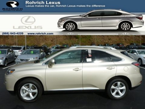 Satin Cashmere Metallic Lexus RX 350 AWD.  Click to enlarge.