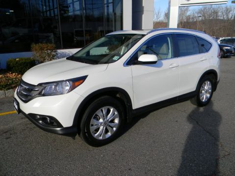 White Diamond Pearl Honda CR-V EX-L 4WD. Click to enlarge. White Diamond Pearl Honda CR-V EX-L 4WD. Click to enlarge.