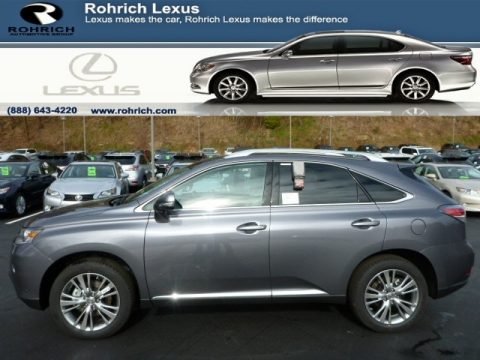 Nebula Gray Pearl Lexus RX 350 AWD.  Click to enlarge.