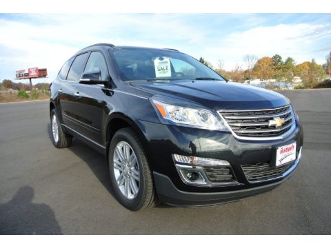 Black Granite Metallic Chevrolet Traverse LT.  Click to enlarge.