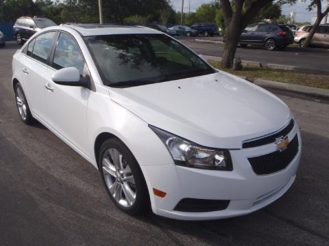 Summit White Chevrolet Cruze LTZ.  Click to enlarge.