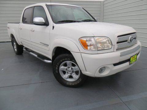 Natural White Toyota Tundra SR5 Double Cab.  Click to enlarge.