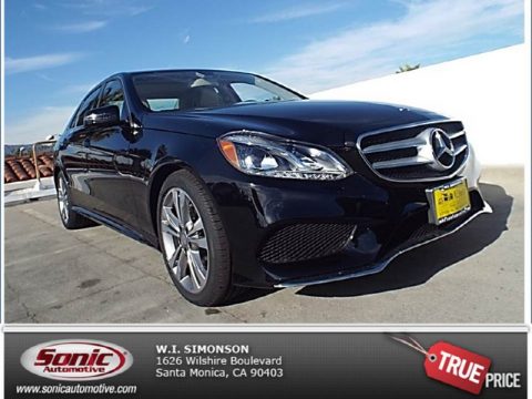 Black Mercedes-Benz E 350 Sport Sedan.  Click to enlarge.