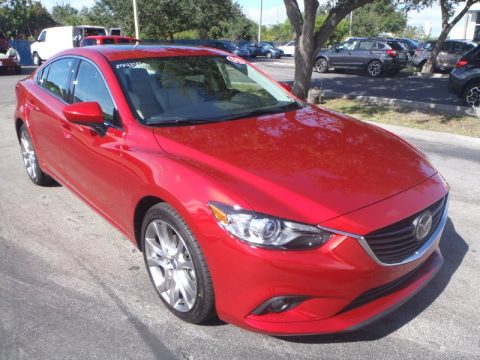 Soul Red Mica Mazda MAZDA6 Grand Touring.  Click to enlarge.