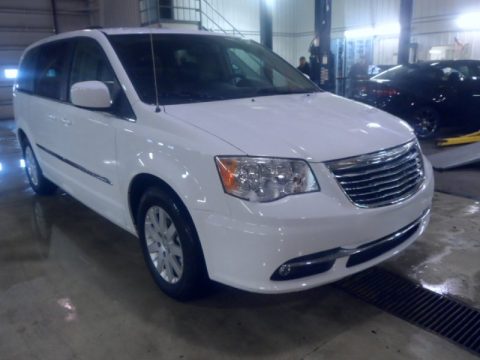 Bright White Chrysler Town & Country Touring.  Click to enlarge.