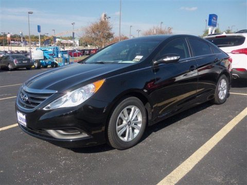 Phantom Black Metallic Hyundai Sonata GLS.  Click to enlarge.
