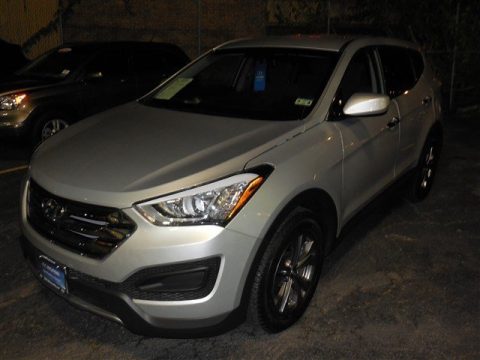 Moonstone Silver Hyundai Santa Fe Sport.  Click to enlarge.