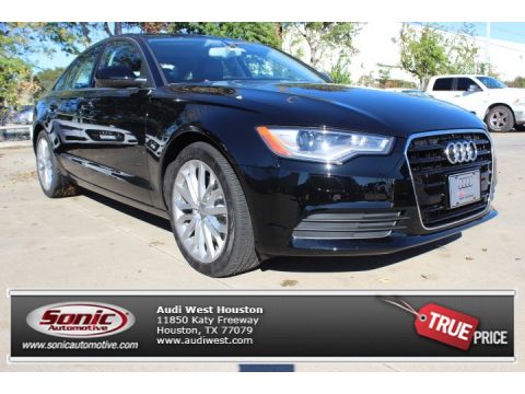 Brilliant Black Audi A6 2.0T Sedan.  Click to enlarge.