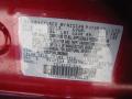 Nissan Color Code NAC Red Brick #15