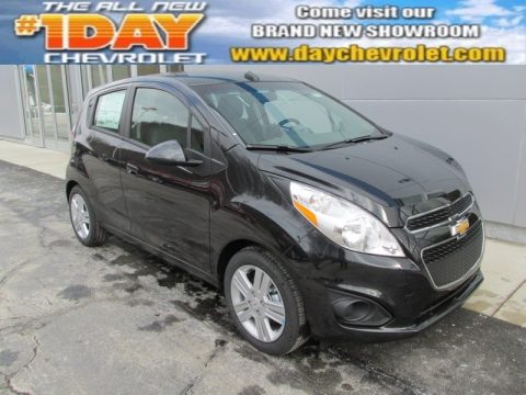 Black Granite Chevrolet Spark LS.  Click to enlarge.