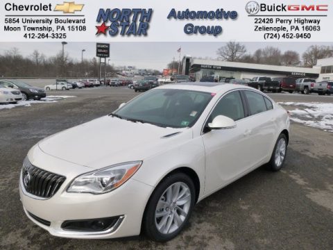White Diamond Tricoat Buick Regal FWD.  Click to enlarge.