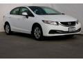 2013 Honda Civic LX Sedan Taffeta White