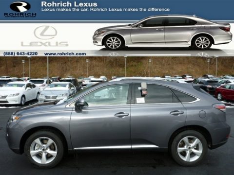 Nebula Gray Pearl Lexus RX 350 AWD.  Click to enlarge.