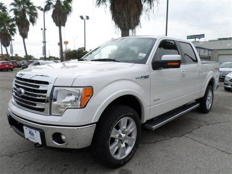 White Platinum Metallic Tri-Coat Ford F150 Lariat SuperCrew 4x4. Click to enlarge. White Platinum Metallic Tri-Coat Ford F150 Lariat SuperCrew 4x4. Click to enlarge.