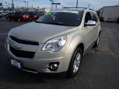 Gold Mist Metallic Chevrolet Equinox LTZ AWD.  Click to enlarge.