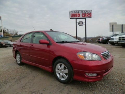 Impulse Red Pearl Toyota Corolla S. Click to enlarge. Impulse Red Pearl Toyota Corolla S. Click to enlarge.