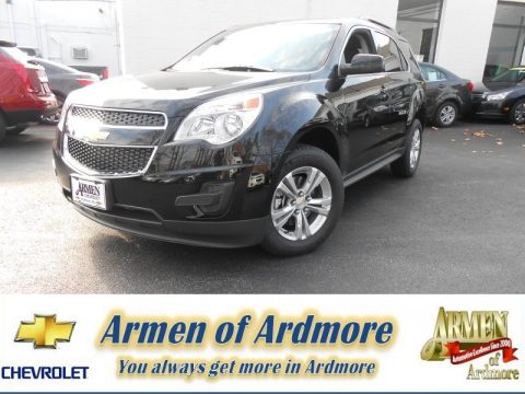 Black Chevrolet Equinox LT AWD.  Click to enlarge.