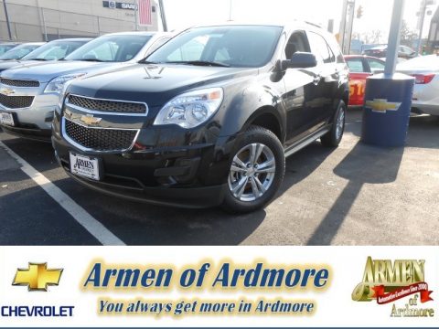Black Granite Metallic Chevrolet Equinox LT AWD.  Click to enlarge.