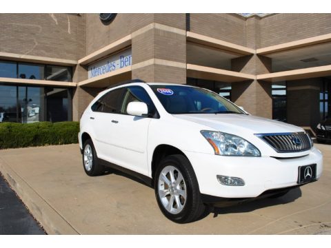 Crystal White Lexus RX 350 AWD.  Click to enlarge.