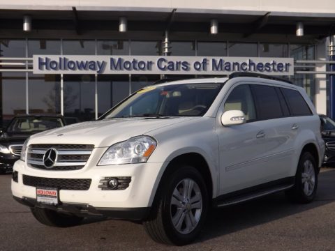 Arctic White Mercedes-Benz GL 450 4Matic.  Click to enlarge.